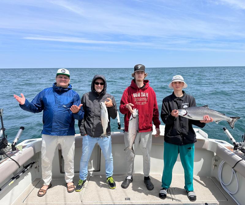 Here's a picture of us not getting skunked!